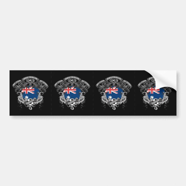 Fotboll Australien Bildekal (Framsidan)
