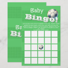 Fotboll Baby Bingo Game Flyer