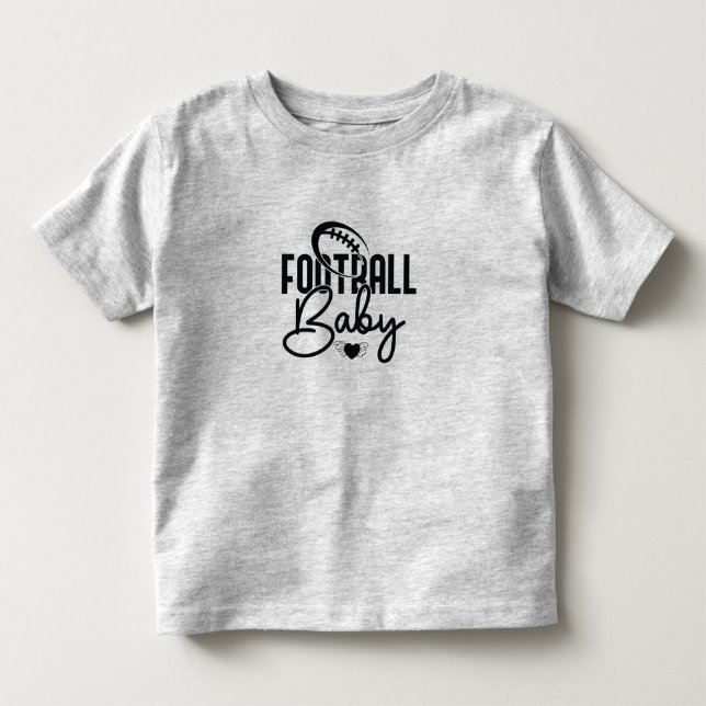 Fotboll Baby T Shirt (Framsida)