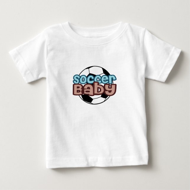Fotboll Baby T Shirt (Framsida)