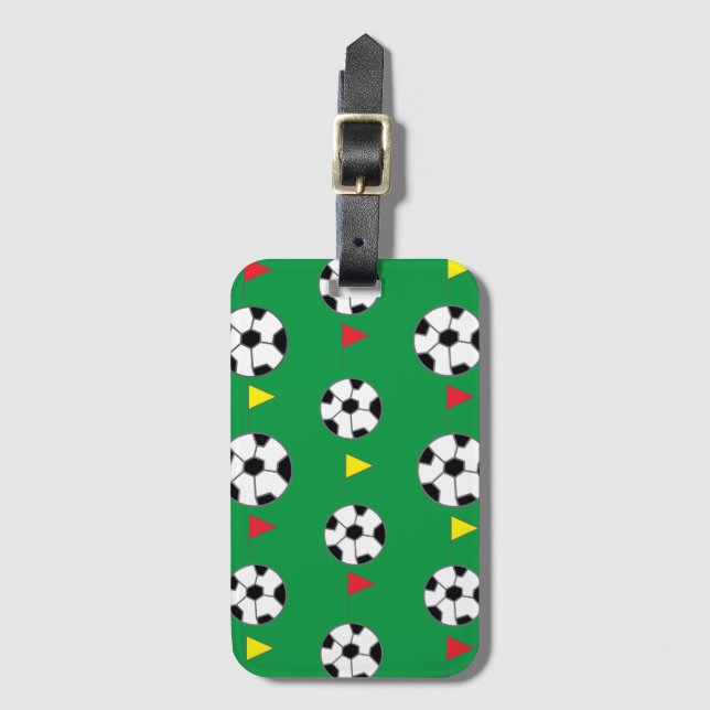 Fotboll Bagagebricka (Framsida vertikal)