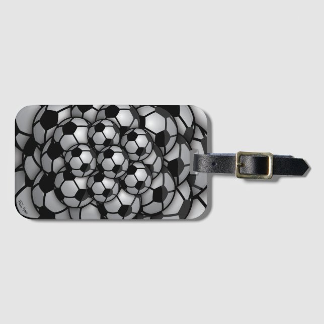 Fotboll Bagagebricka (Framsida horisontal)