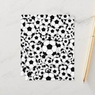 Fotboll Bakgrund Scrapbookpapper Fotboll