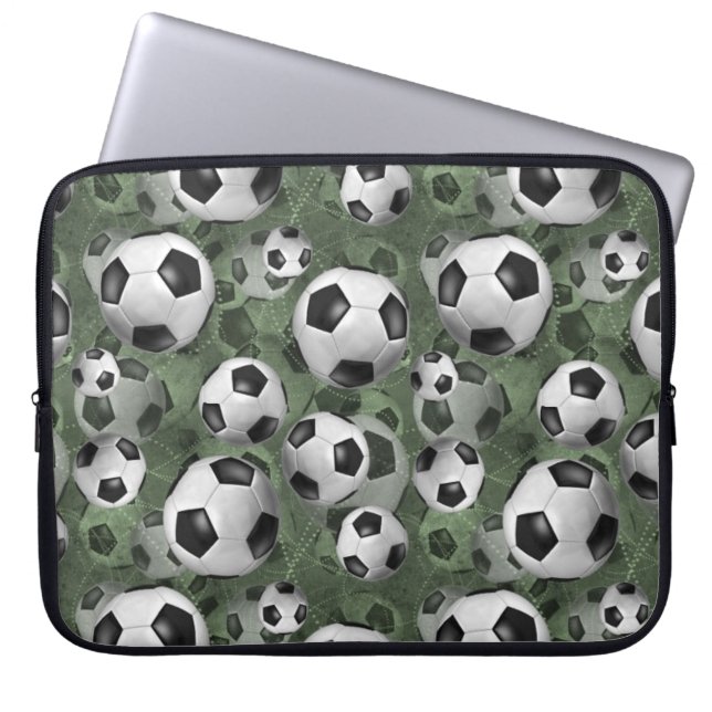 Fotboll, Ballz! Laptop Sleeve (Framsidan)