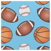 Fotboll-, basket- och baseballkärlek