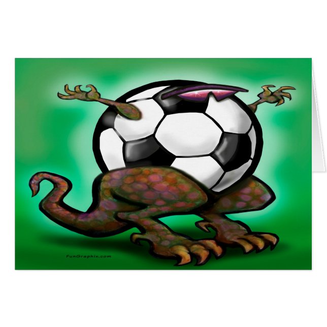 Fotboll, Beast Hälsningskort (Framsidan Horizontal)
