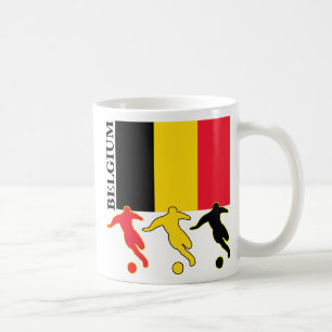 Fotboll Belgien Kaffemugg