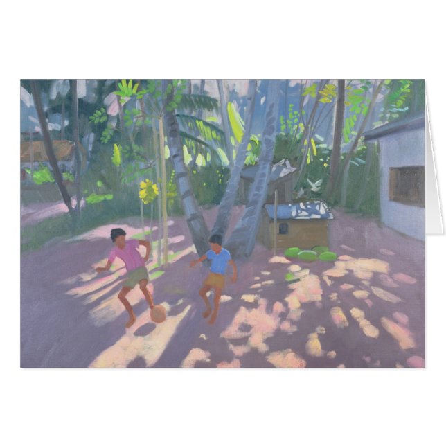 Fotboll Bentota Sri Lanka 1998 Hälsningskort (Framsidan Horizontal)