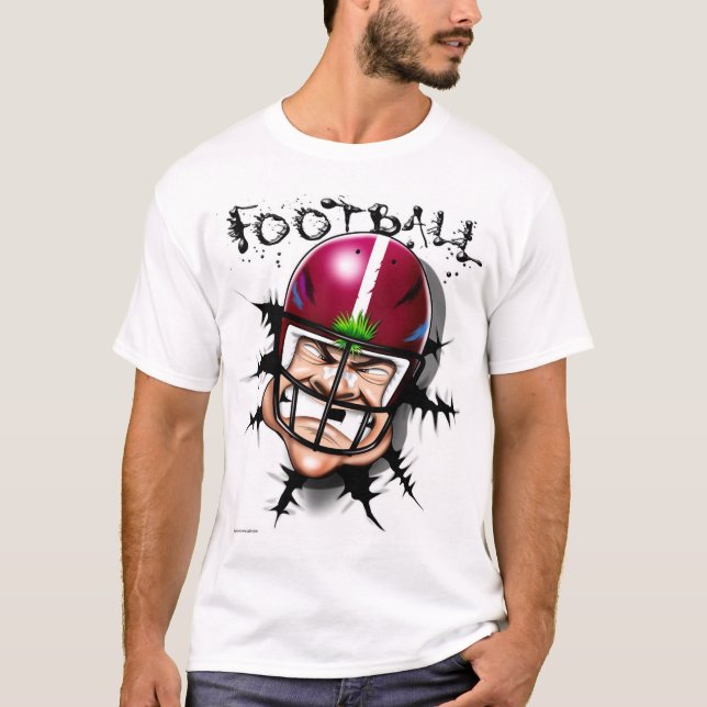 Fotboll bestämt!!! tee (Framsida)