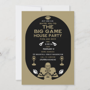 Fotboll: Big Game TV Watch Party Meddelande