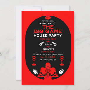 Fotboll: Big Game TV Watch Party Meddelande
