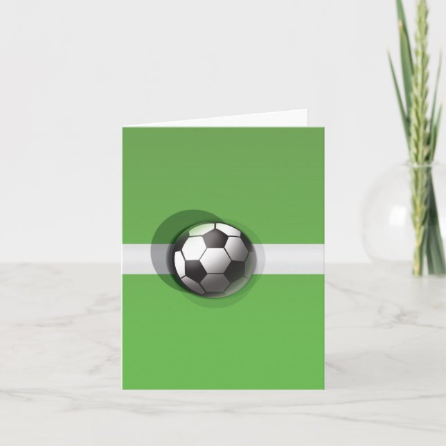 Fotboll Boll Inbjudan (Framsida)