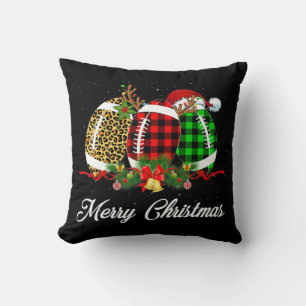 Fotboll Boll jul Leopard Red Play Santa Ha Kudde