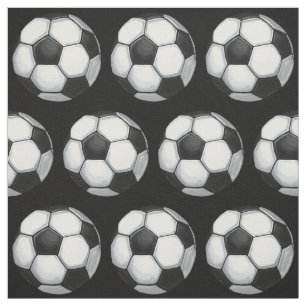 Fotboll boll målade Pattrern Tyg