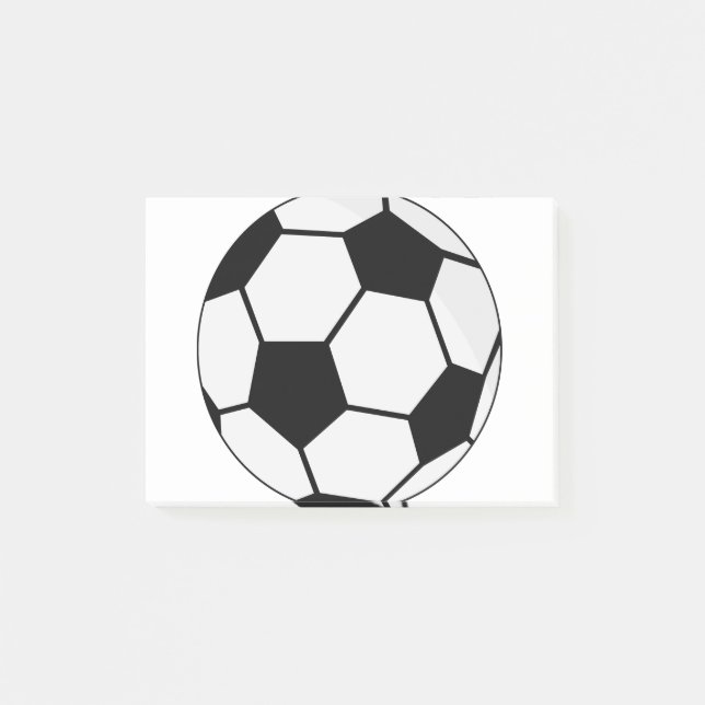 Fotboll Boll Post-it Block (Framsida)