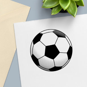 Fotboll Boll självinkande Frimärke Självfärgande Stämpel