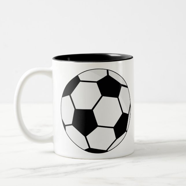 Fotboll Boll Två-Tonad Mugg (Vänster)