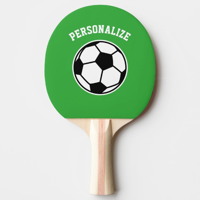 Fotboll bord tennis ping pong paddle för barn pingisracket (Framsidan)