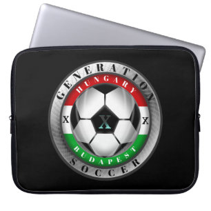 Fotboll Budapest Ungern Generation X Laptop Fodral