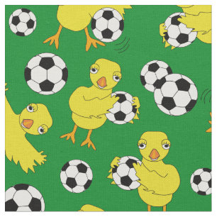 Fotboll Chick Mönster Tyg