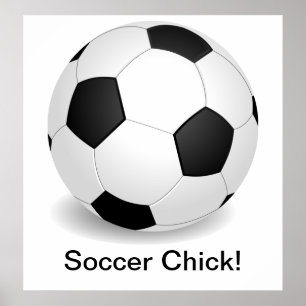 "Fotboll"-Chick" Poster