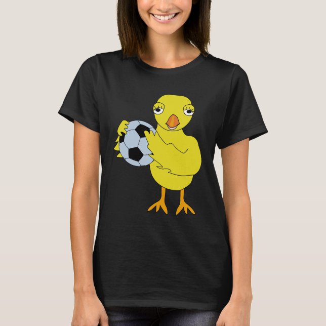 Fotboll, Chick T Shirt (Framsida)