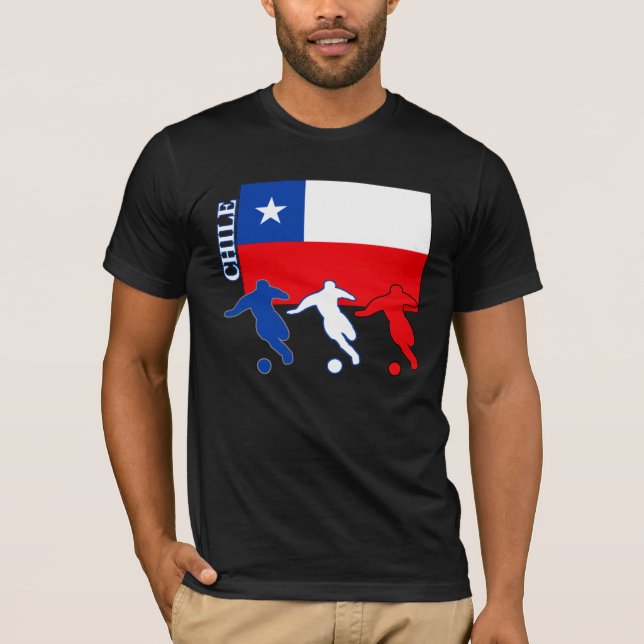 Fotboll Chile T-shirt (Framsida)