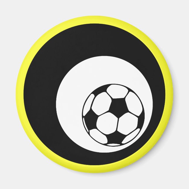 fotboll : cirklar : magnet (Framsidan)