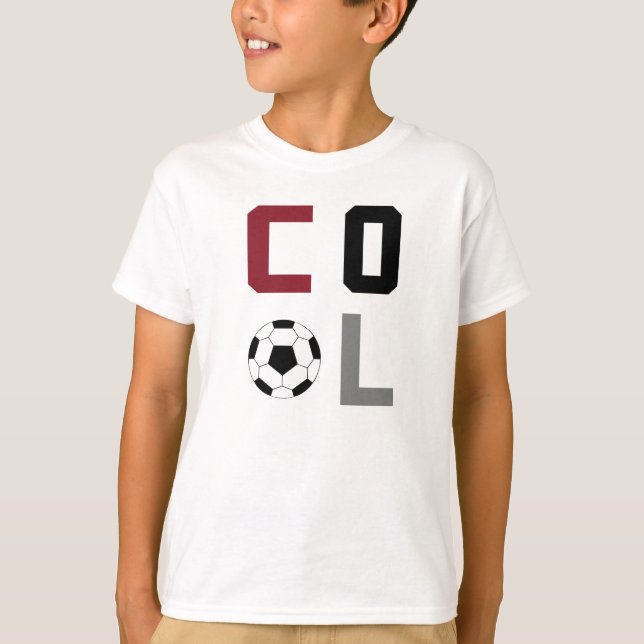 Fotboll Cool Unisex Barn T-shirt (Framsida)
