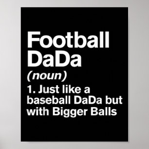 Fotboll Dada Definition Roligare Större Dada Poster