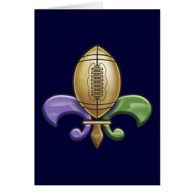 Fotboll de Lis III Hälsningskort (Framsidan)