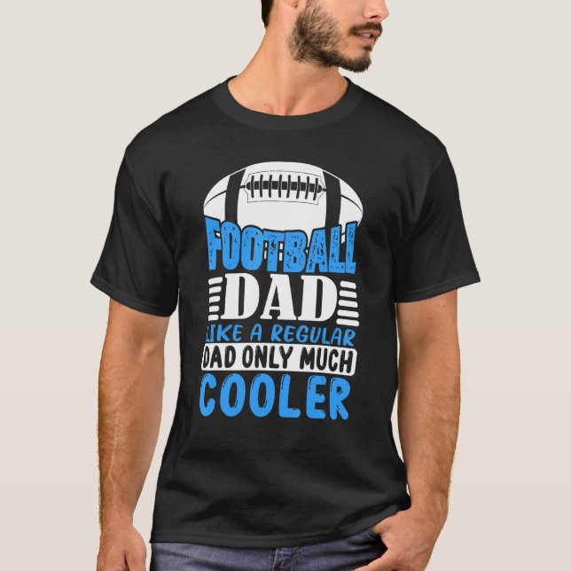 Fotboll - den amerikanska fotbollsmatchen Pappa Pa T Shirt (Framsida)