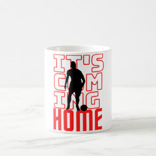 Fotboll Det kommer hem idrottsmotivation Kaffemugg