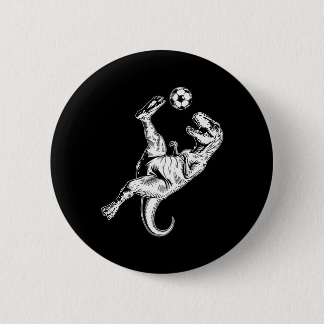 Fotboll Dinosaurie Barn Pojkar Män Fotboll  Knapp (Framsida)