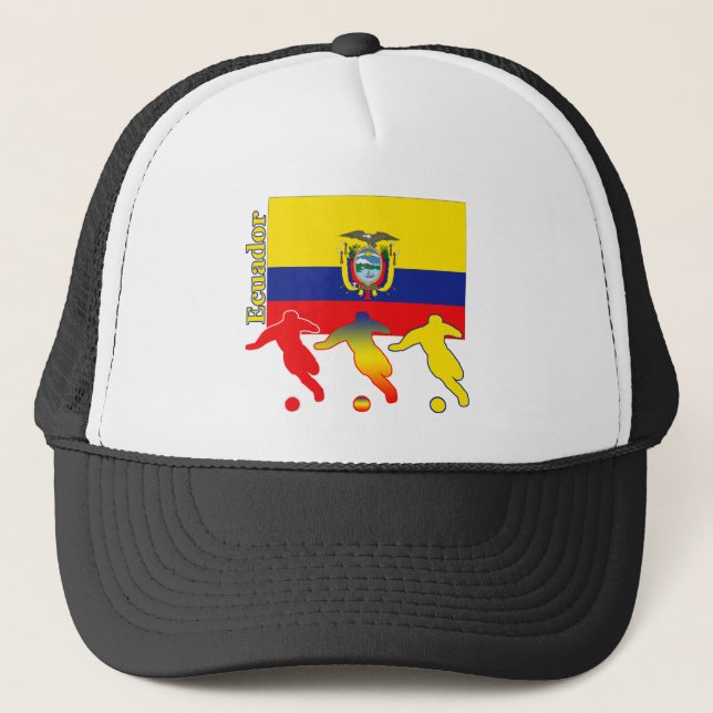 Fotboll Ecuador Truckerkeps (Framsida)