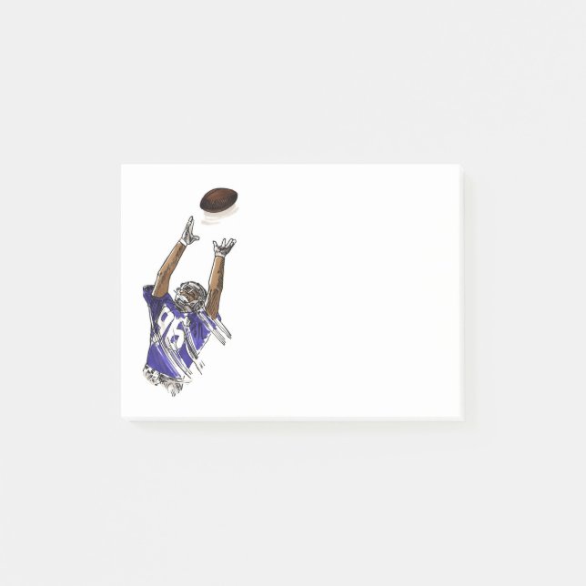 Fotboll efter anteckningar post-it block (Framsida)