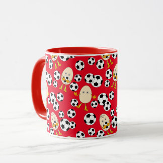 Fotboll Egghead Mönster-kaffe Mugg