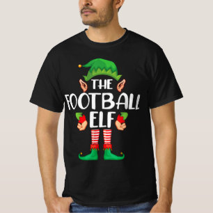 Fotboll Elf Matching Family Group jul Party T Shirt