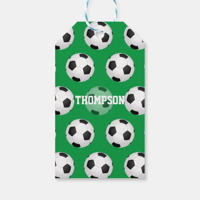 Fotboll eller Party Presentetikett (Baksidan)