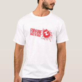 Fotboll England modig rödsportsslogan t-shirt