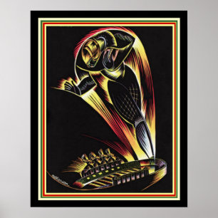Fotboll enligt artikel 1929 Poster 16 x 20