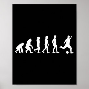 Fotboll Evolution Rolig Fotboll Fan Sports Älskare Poster