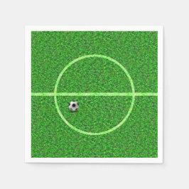 Fotboll Fält Boll-Pappersservett Pappersservett