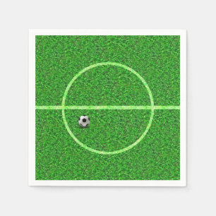 Fotboll Fält Boll-Pappersservett Pappersservett