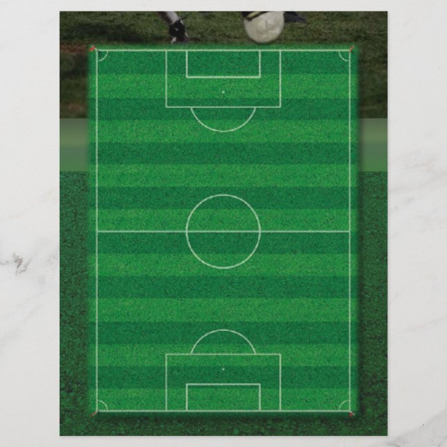 Fotboll Fält Flyer (Framsidan)
