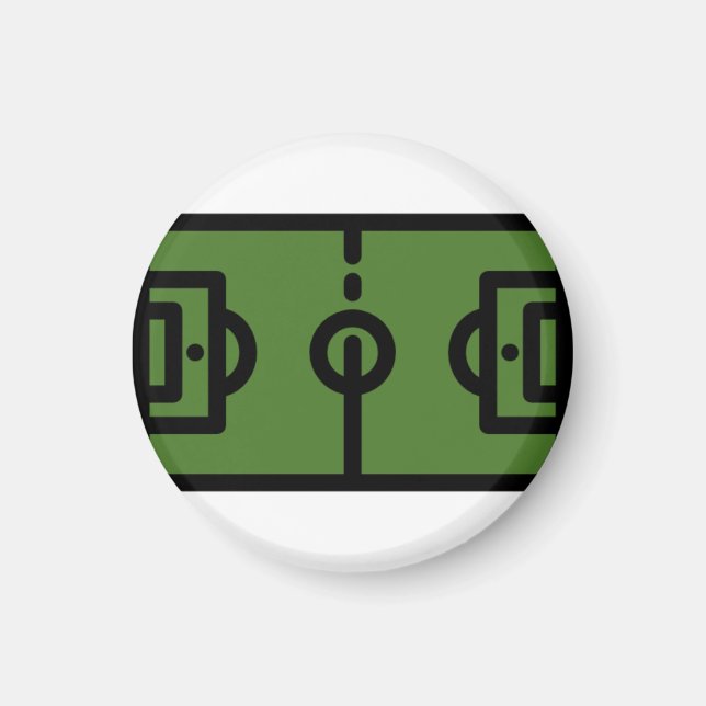 Fotboll - fält magnet (Framsidan)