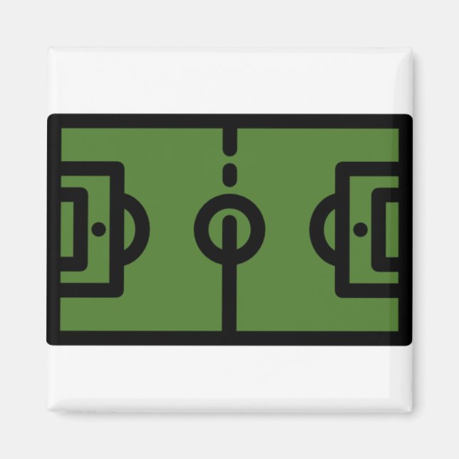 Fotboll - fält magnet (Framsidan)