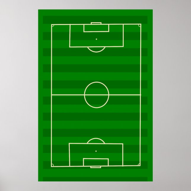 Fotboll Fält Poster (Framsidan)