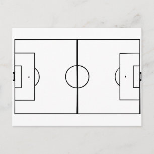Fotboll Fält Vykort