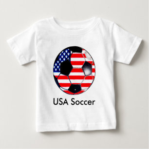 Fotboll Flagga-USA: MUSEUM-gåvor T Shirt